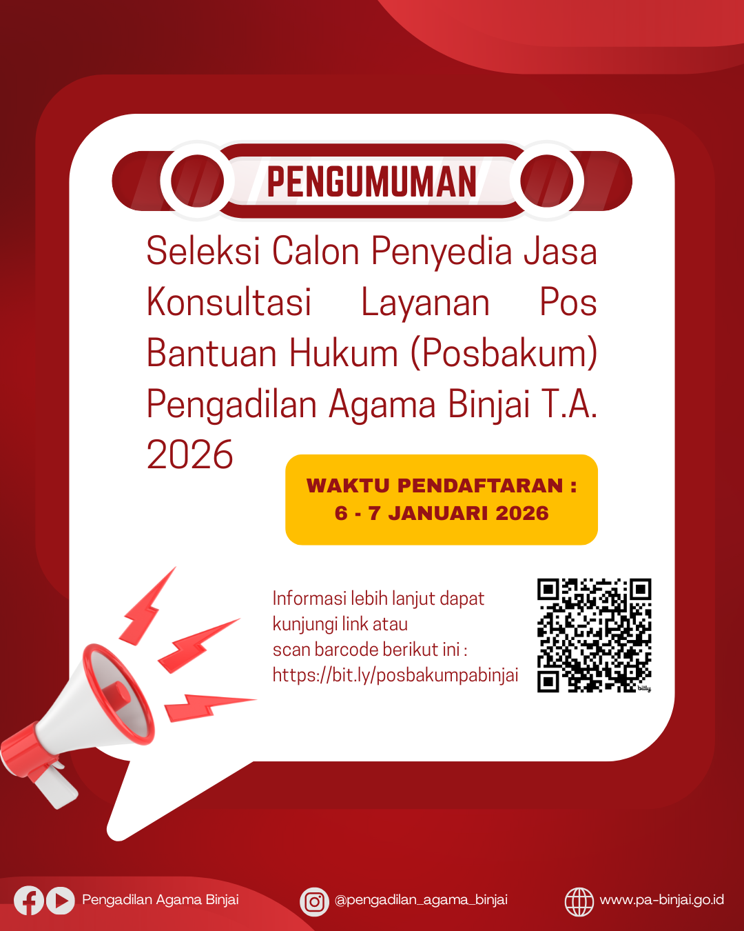 Pengumuman Posbakum