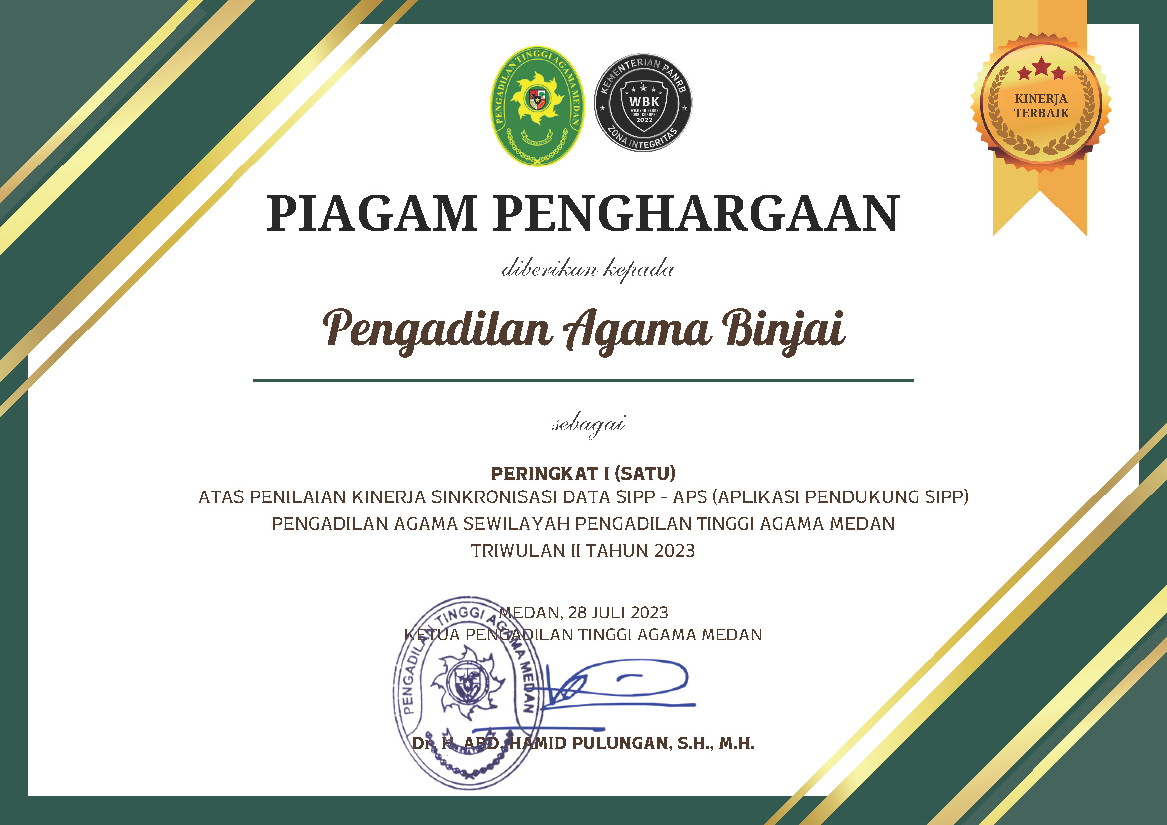 Piagam Sinkronisasi SIPP APS 2023 TW2
