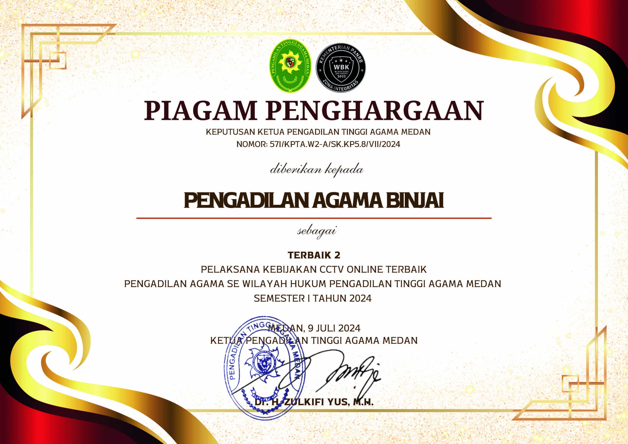 Piagam Satker CCTV I 2024 TW2 compress